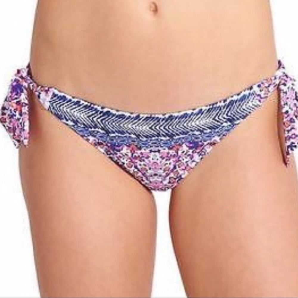 NWT Athleta Ipanema Patterned Tie Bikini Bottom XXS
